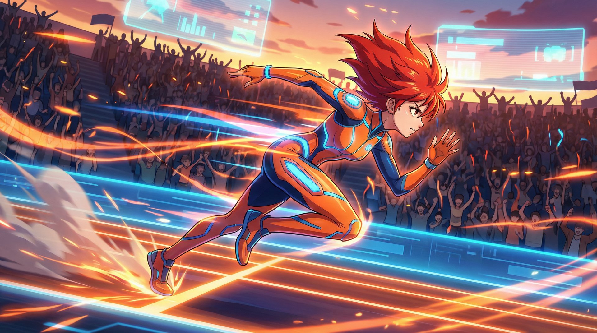 蜜芽迪丽热巴动漫-热血竞技