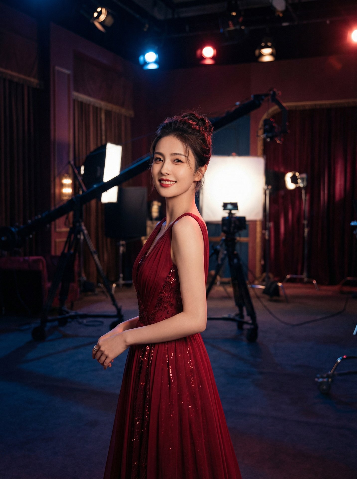 蜜芽刘亦菲动漫-影棚花絮